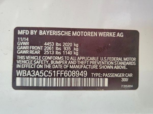 2015 BMW 328