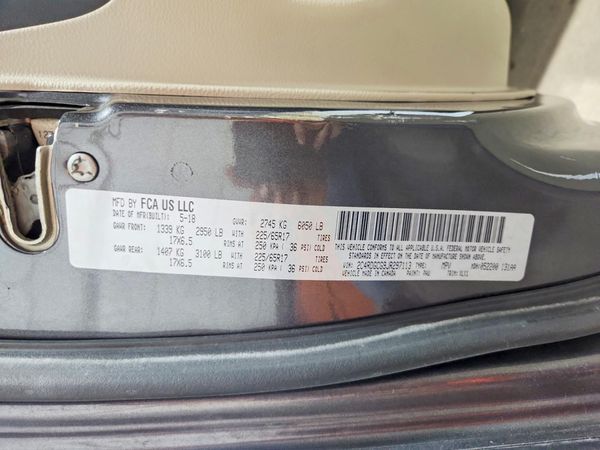 2018 DODGE GRAND CARAVAN SXT