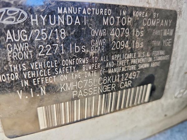 2019 HYUNDAI IONIQ SEL (HEV)