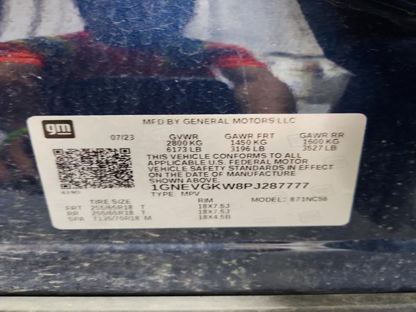 2023 CHEVROLET TRAVERSE LT