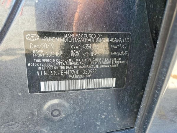 2020 HYUNDAI SONATA