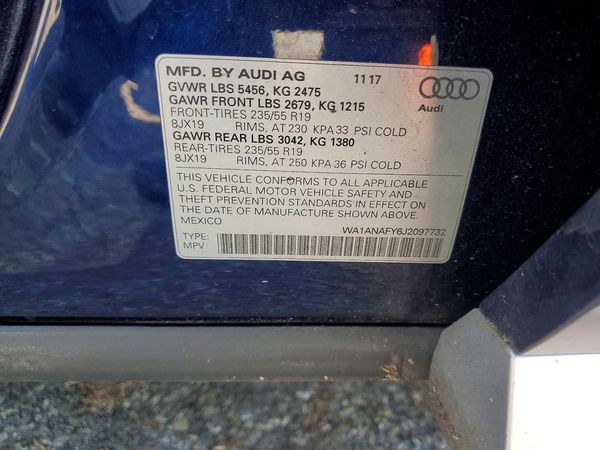 2018 AUDI Q5 quattro Premium