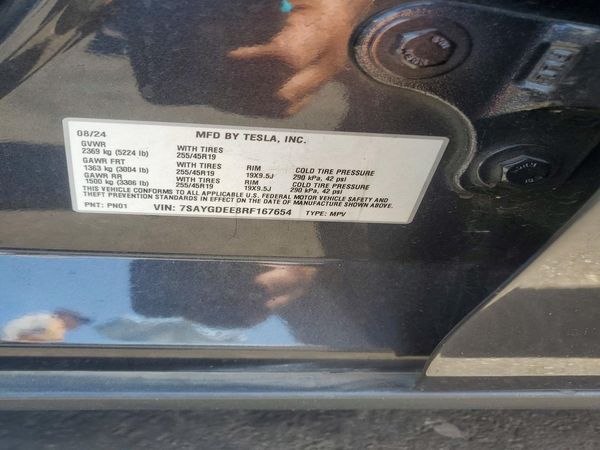 2024 TESLA MODEL Y