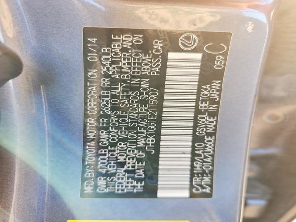 2014 LEXUS ES 350