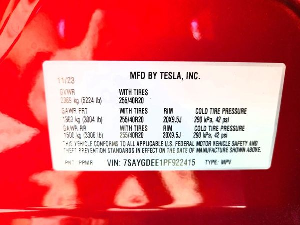 2023 TESLA MODEL Y