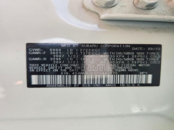 2023 SUBARU ASCENT