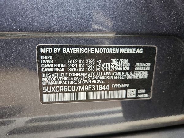 2021 BMW X5 xDrive40i