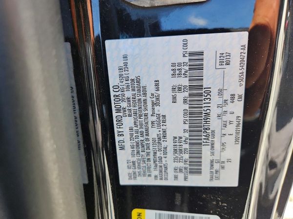 2021 FORD MUSTANG I4 Coupe