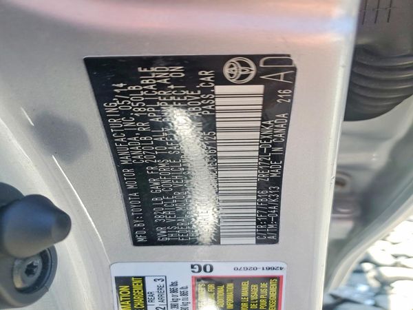 2014 TOYOTA COROLLA L/LE