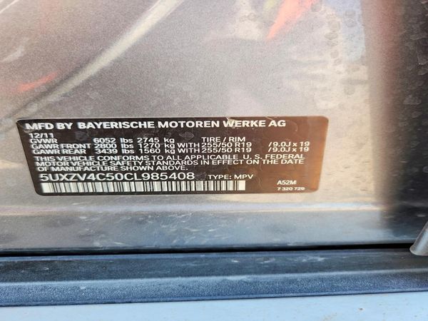 2012 BMW X5 xDrive35i