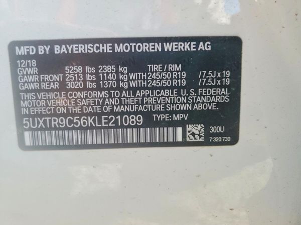 2019 BMW X3 xDrive30i
