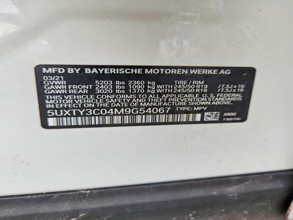 2021 BMW X3 sDrive30i