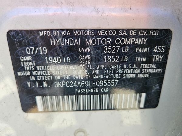 2020 HYUNDAI ACCENT