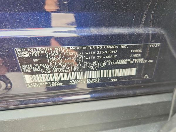 2021 TOYOTA RAV4