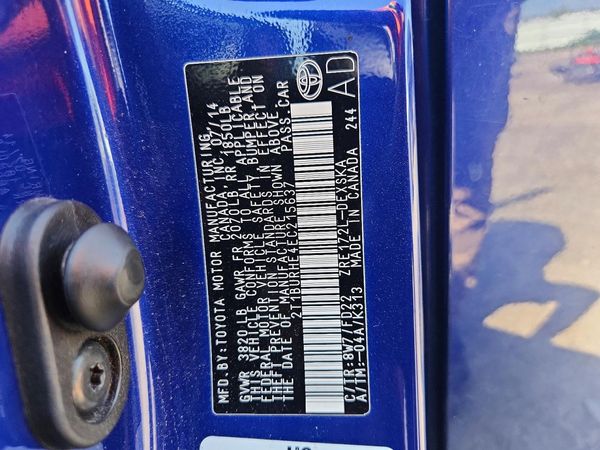 2014 TOYOTA COROLLA L/LE