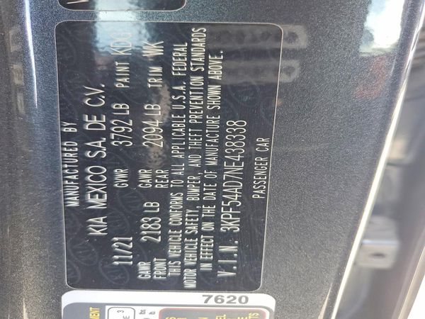 2022 KIA FORTE GT Line