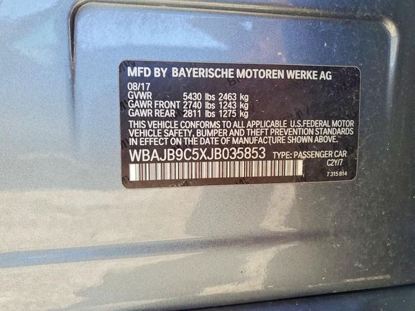 2018 BMW M550XI