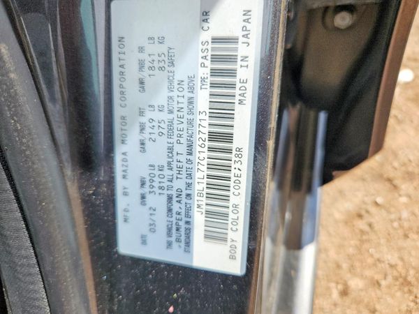 2012 MAZDA 3 Touring/GS