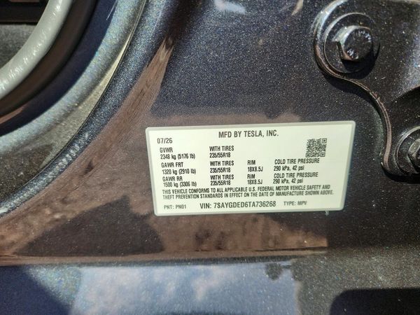 2026 TESLA MODEL Y