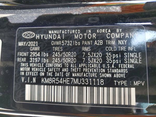 2021 HYUNDAI PALISADE
