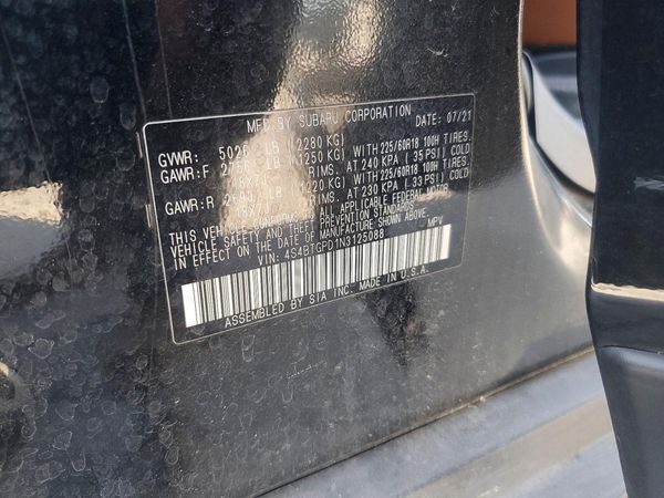 2022 SUBARU OUTBACK