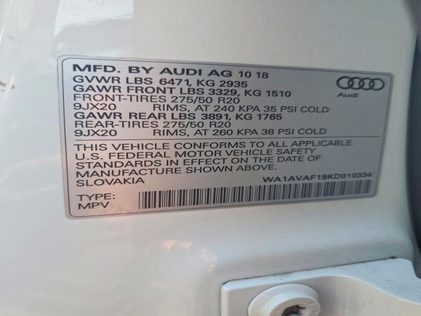 2019 AUDI Q8