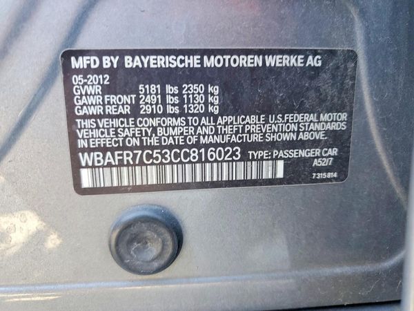 2012 BMW 535