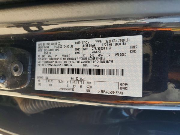 2025 FORD F150 STX