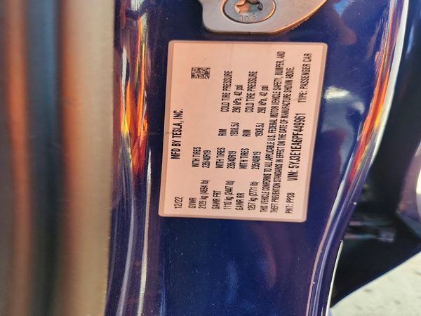 2023 TESLA MODEL 3