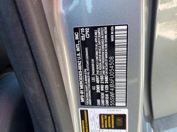 2015 MERCEDES-BENZ C Base