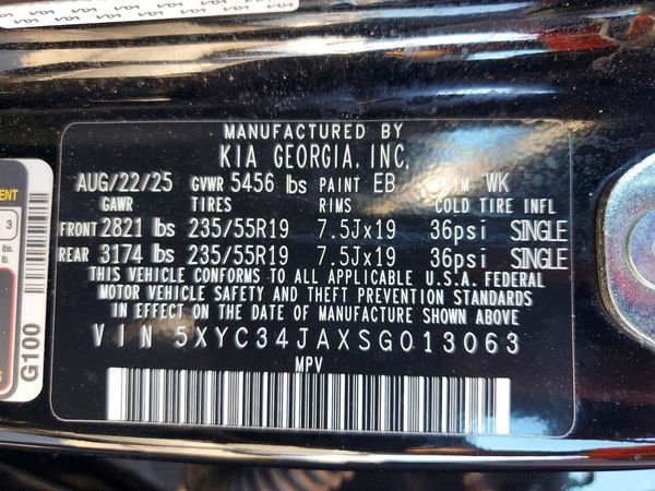2025 KIA EV6