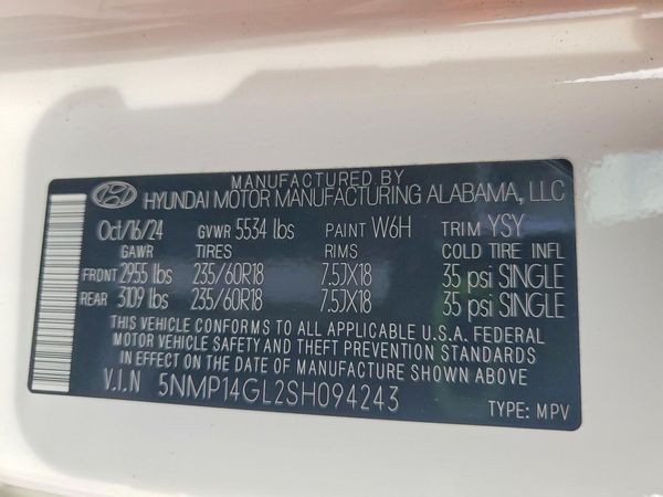 2025 HYUNDAI SANTA FE