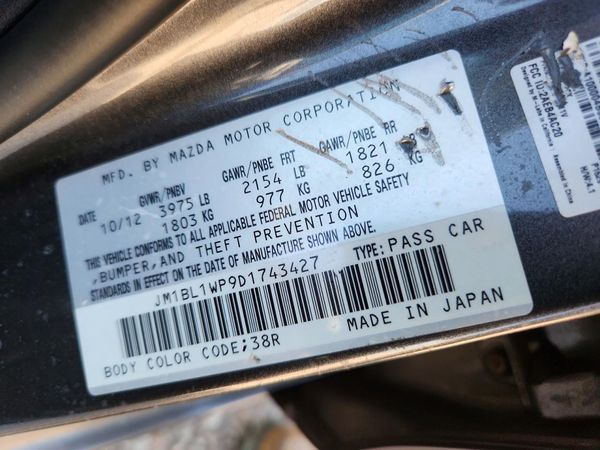 2013 MAZDA 3 Grand Touring/GT