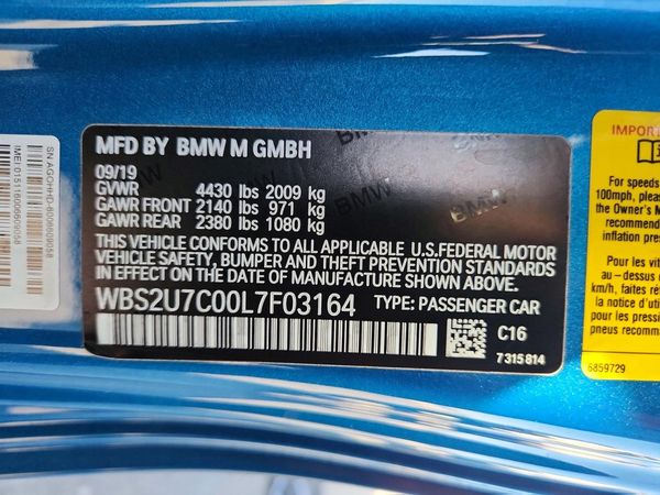 2020 BMW M2