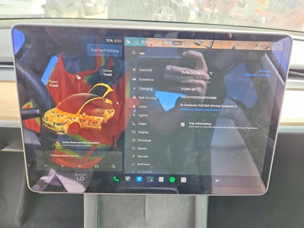 2021 TESLA MODEL Y — ODOM