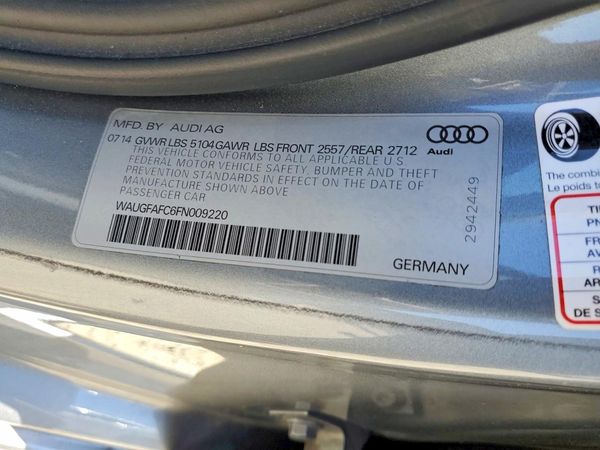 2015 AUDI A6 quattro Plus