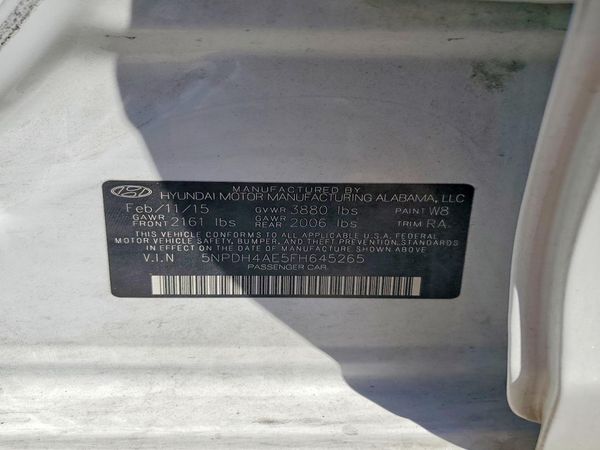 2015 HYUNDAI ELANTRA GLS(Middle)