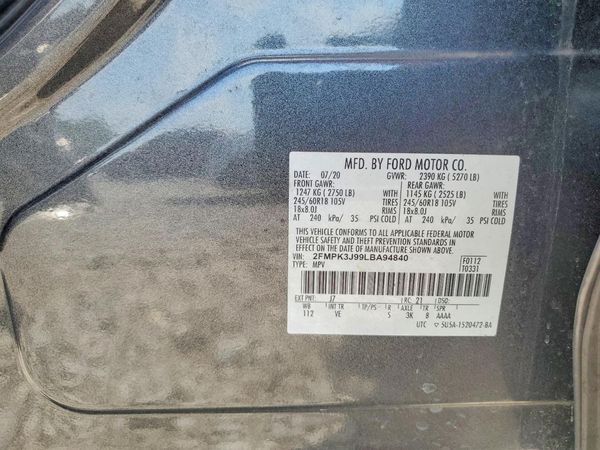 2020 FORD EDGE SEL