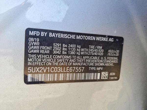 2020 BMW X4 xDrive30i