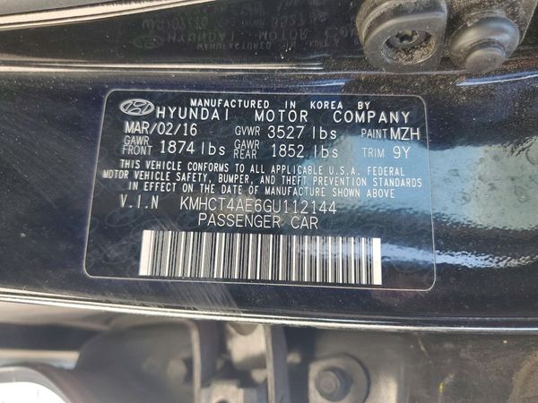 2016 HYUNDAI ACCENT