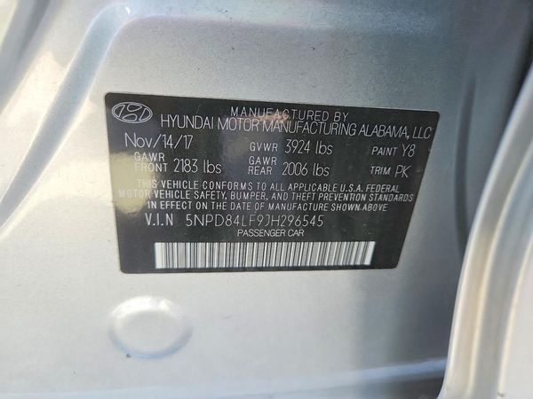 2018 HYUNDAI ELANTRA