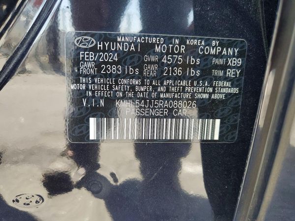 2024 HYUNDAI SONATA Limited — VINS