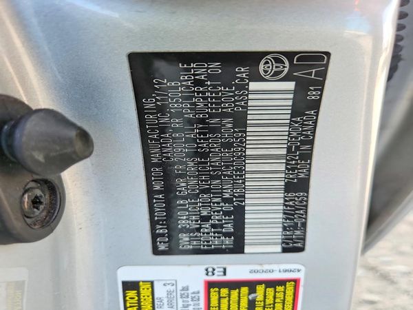 2013 TOYOTA COROLLA