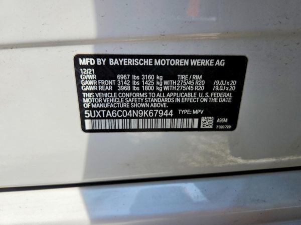 2022 BMW X5 xDrive45e