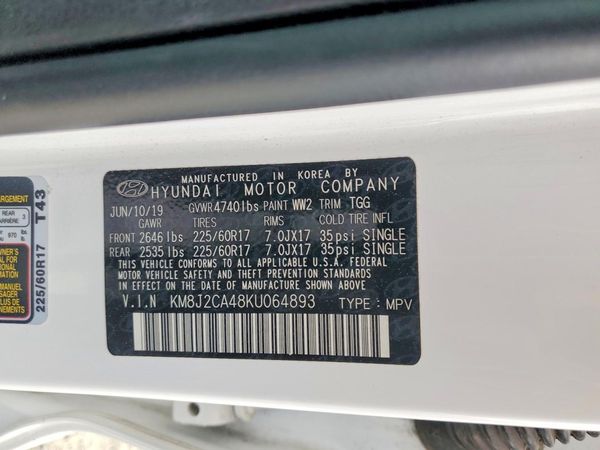 2019 HYUNDAI TUCSON