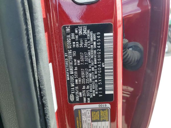 2017 KIA SORENTO L, LX