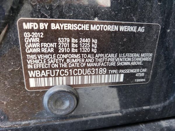 2012 BMW 535 xDrive