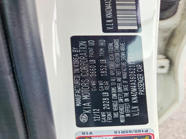 2013 KIA RIO LX