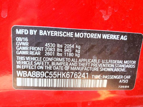 2017 BMW 330
