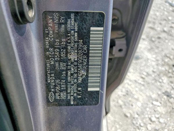 2016 HYUNDAI ACCENT GS / GLS